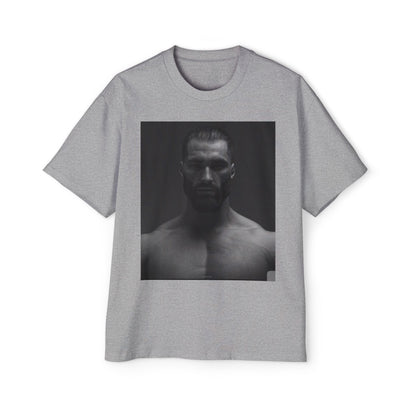 GIGA Stylish Men's Oversized Tee for Comfort Lovers, Casual Wear, Street Style, Gift for Him, Trendy Tee with Gigachad Design