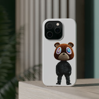 Ye Bear Character Magnetic Phone Cases, Fun Gift, Unique Phone Accessory, Trendy Tech, Personalized Style, Everyday Use