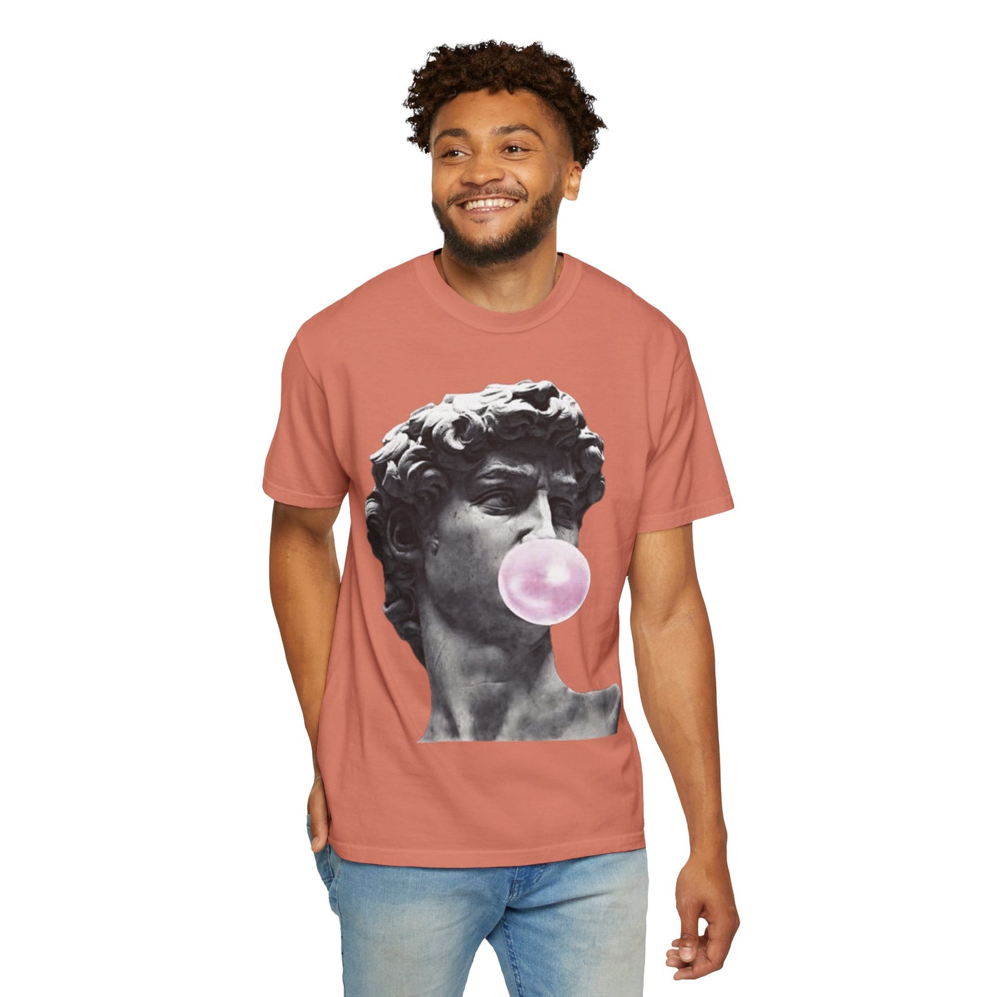 @ye Bubblegum David T-Shirt | Trendy Unisex Tee, Art-Inspired Shirt, Casual Summer Wear, Gift for Art Lovers i