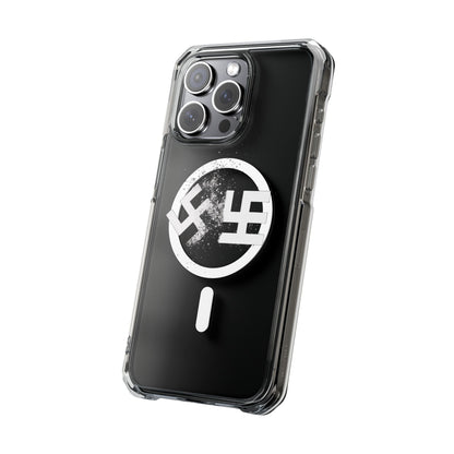 Swasticoin Magnetic Clear Phone Case, Stylish Protective Case for iPhones, Durable and Trendy Phone Cover, Perfect Gift for Tech Lovers, Modern Design