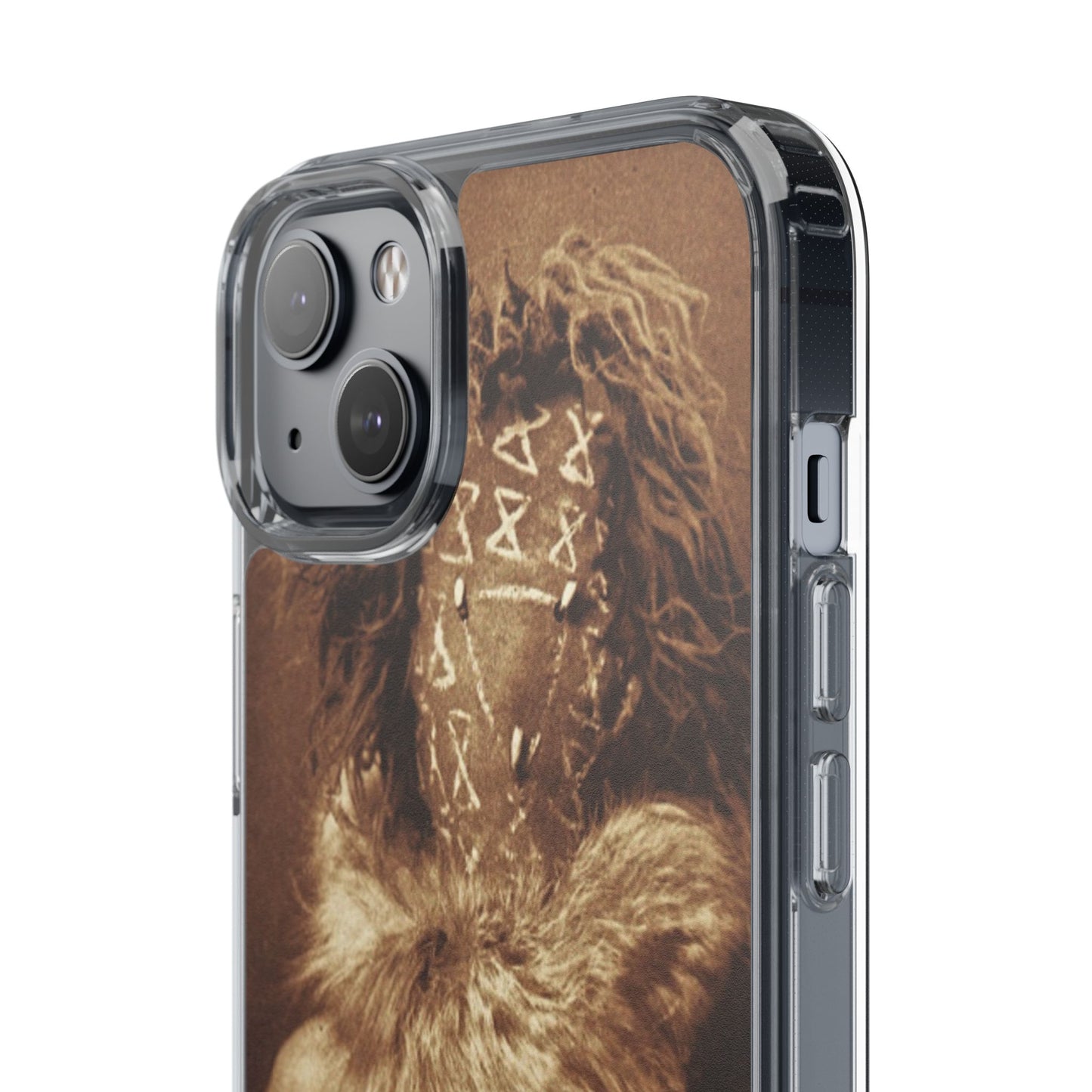 Yei Artistic Clear Phone Case for Unique Expression, Phone Accessories, Nature Lovers, Boho Style, Gift for Him/Her