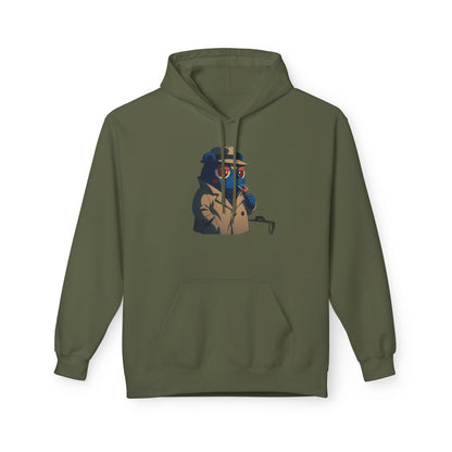 4NBT Fleece Hoodie with Fun Graphic, Cool Streetwear, Unisex Apparel, Unique Gift for Gamers, Trendy Layering Piece