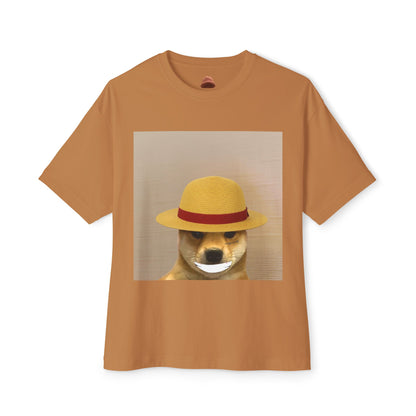 WIF One Piece Oversized Tee, Unisex Graphic Tee, Funny Dog Shirt, Casual Wear, Gift for Dog Lovers, Cute Animal Art