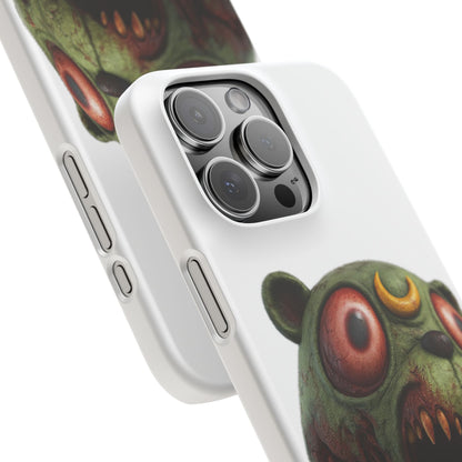 4NBT Zombie Bear Phone Case, Horror Snap Case, Cute but Spooky Accessory, Gift for Halloween, Unique Phone Cover