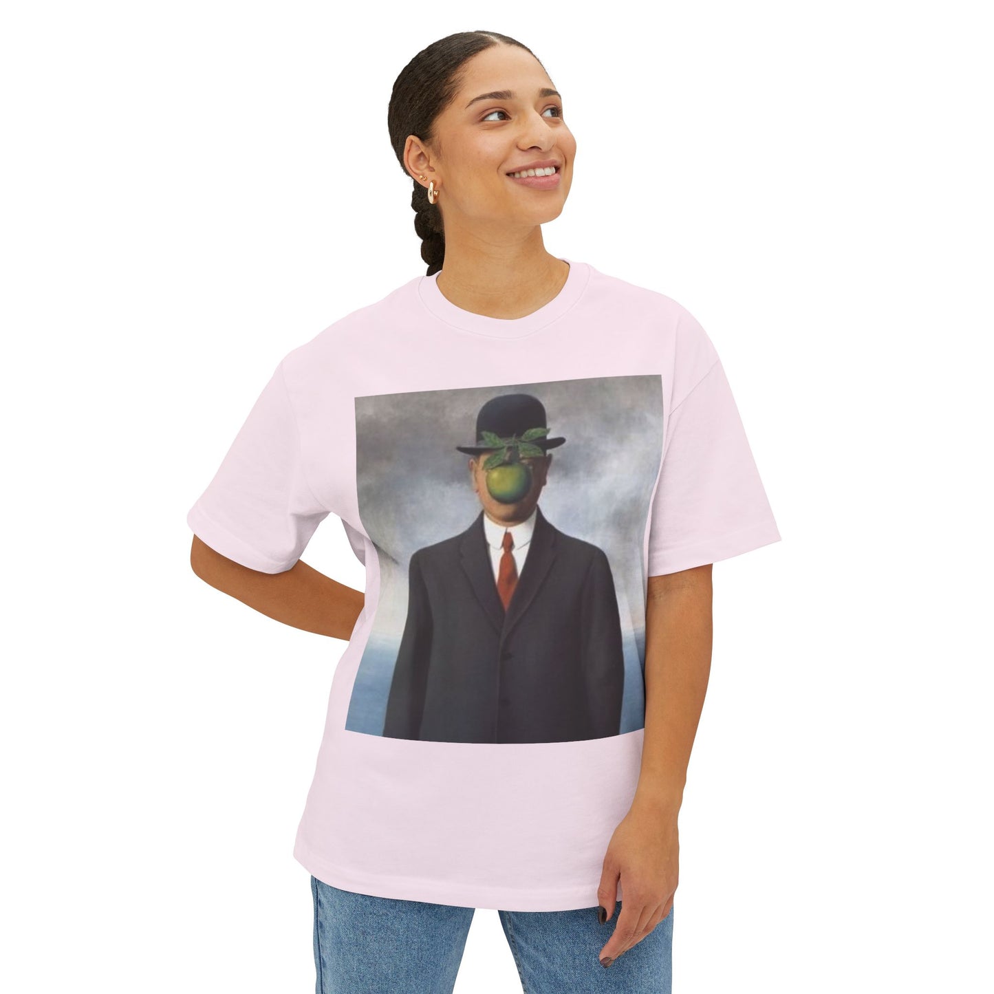 @ye Artistic Unisex Oversized Boxy Tee, Unique Graphic Tee, Trendy Streetwear, Casual Wear, Gifts for Art Lovers