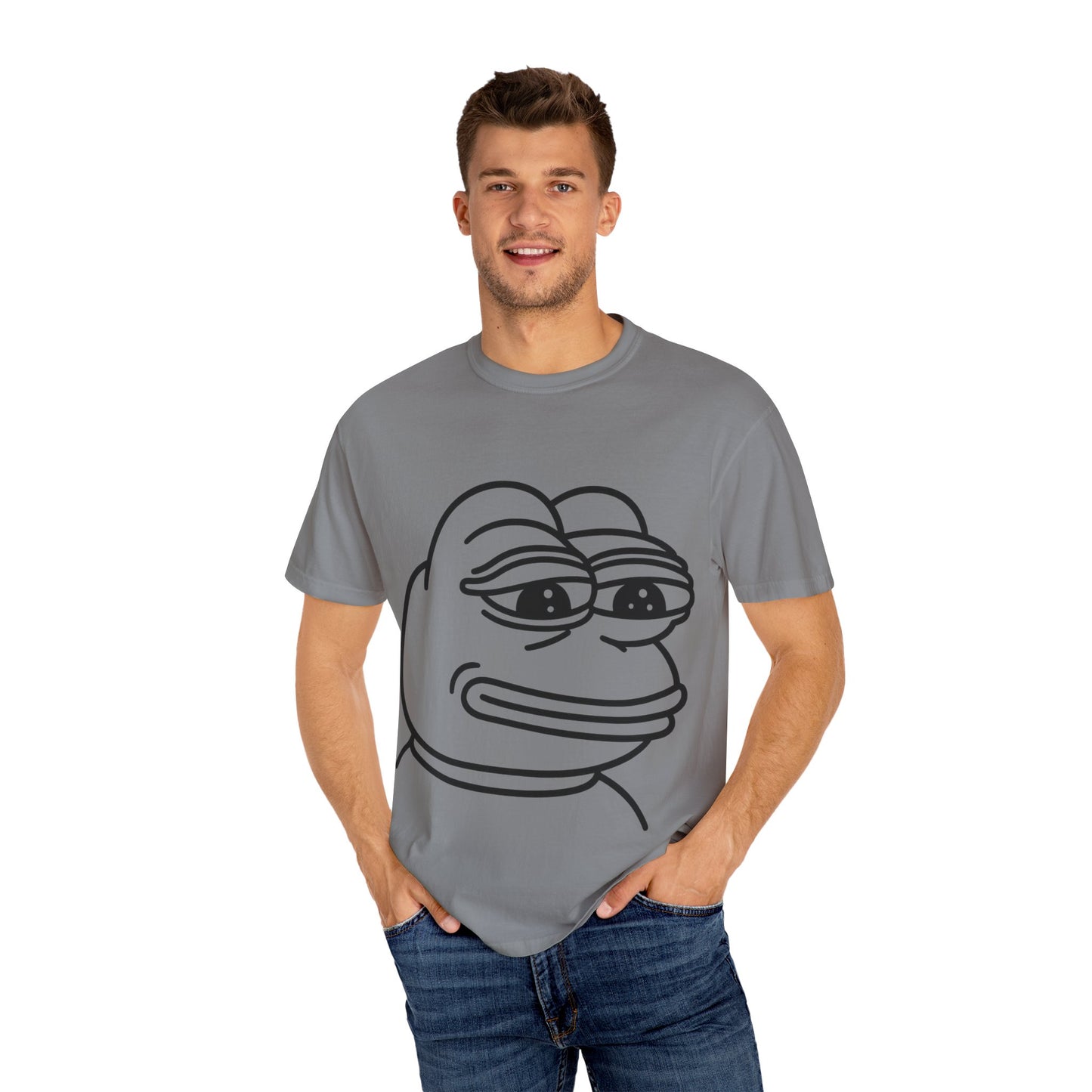 Pepe Meme Unisex T-Shirt | Funny Graphic Tee for Casual Wear, Gift for Friends, Humor Apparel, Meme Lover's Shirt, Streetwear