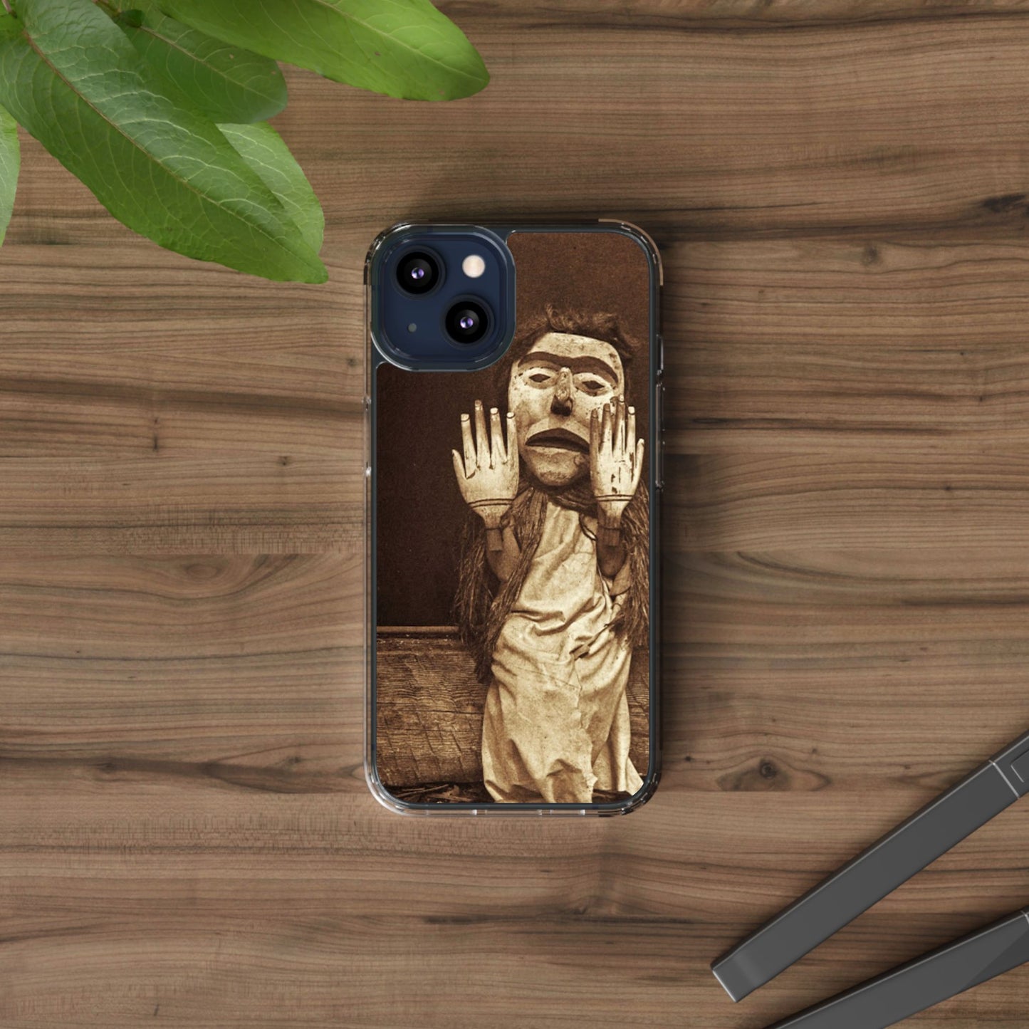 Yei Unique Clear Phone Case with Vintage Puppet Design, Artistic Phone Cover, Retro Style Protection, Gifts for Theater Lovers, Customized [...]