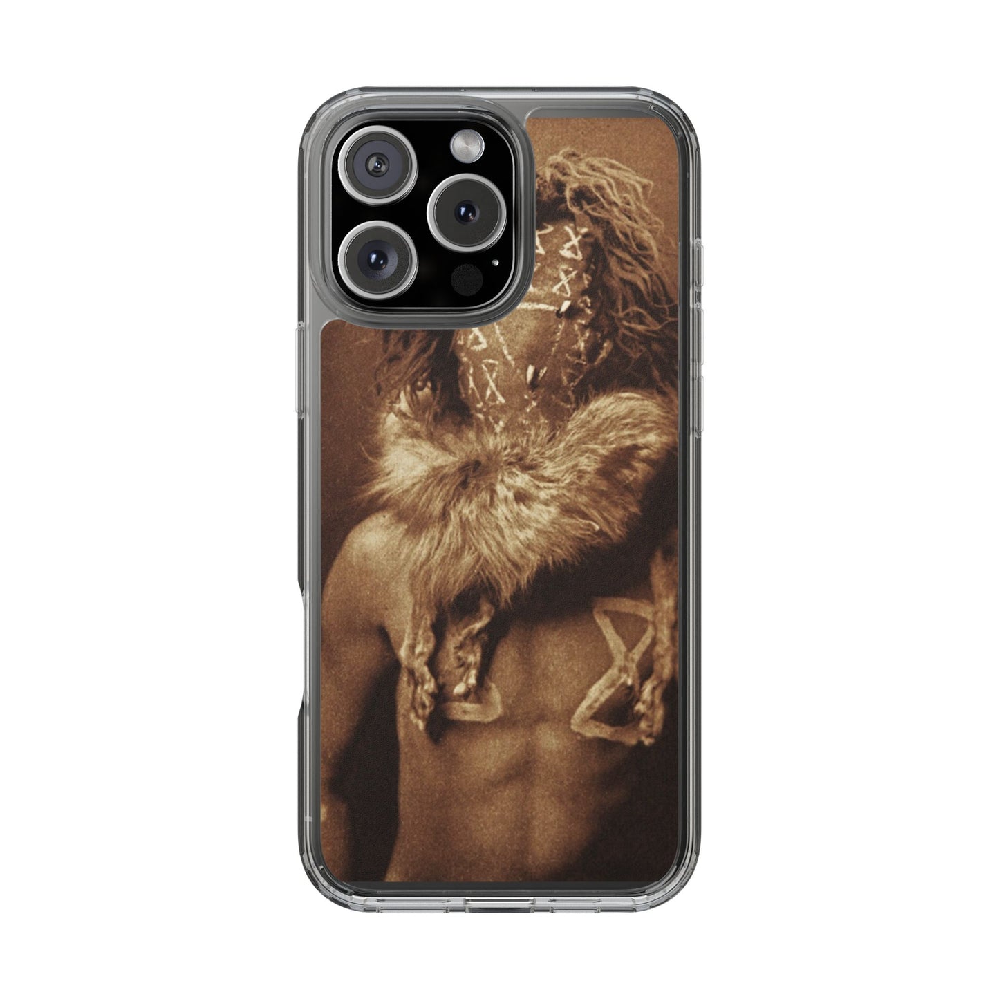 Yei Artistic Clear Phone Case for Unique Expression, Phone Accessories, Nature Lovers, Boho Style, Gift for Him/Her