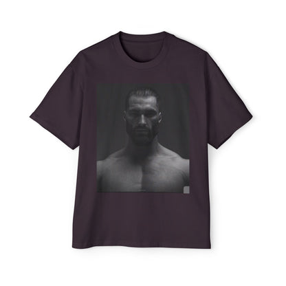 GIGA Stylish Men's Oversized Tee for Comfort Lovers, Casual Wear, Street Style, Gift for Him, Trendy Tee with Gigachad Design