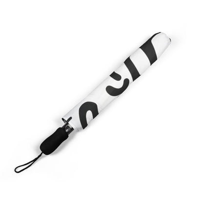 TROLL Face Umbrella | Funny Semi-Automatic Foldable Umbrella, Perfect Gift for Rainy Days, Joke Umbrella for Friends, Humorous Accessory