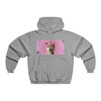 WIF Whimsical Hoodie, Cozy Animal Sweatshirt, Funny Graphic Pullover, Gift for Cat Lovers, Cute Pet Apparel