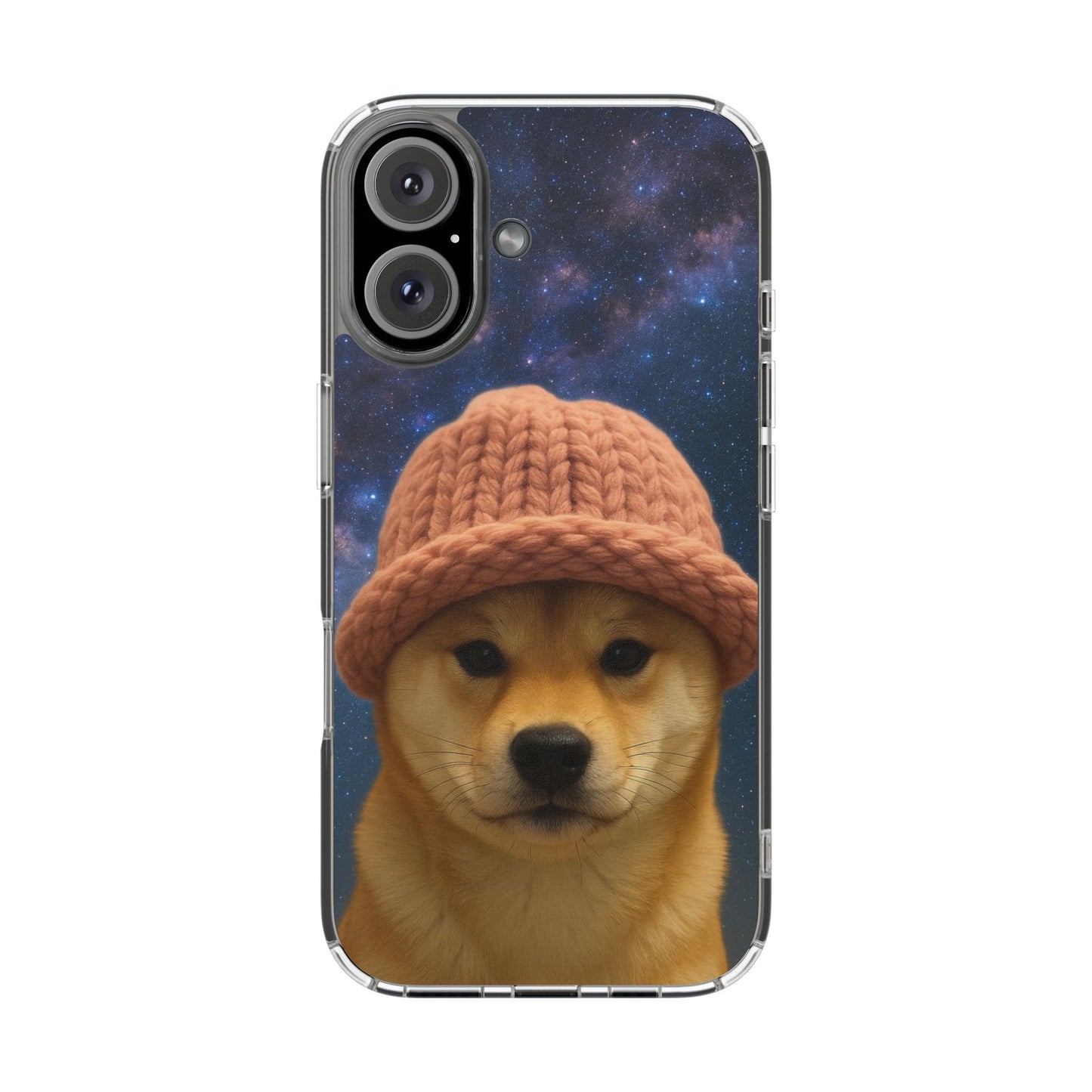 WIF Lovers Clear Phone Case, Cute Phone Cover for Animal Lovers, Pet Gift, Trendy Smartphone Accessory, Unique Dog Case