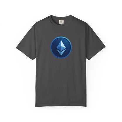 Ethereum Graphic T-Shirt, Unisex Casual Tee, Blockchain Apparel, Gamer Shirt, Crypto Gift, Stylish Streetwear