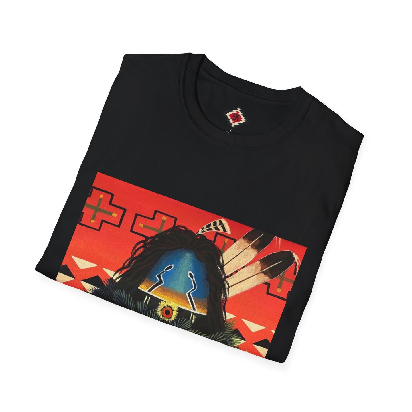 Yei Cultural Art T-Shirt | Unisex, Artistic Tee, Unique Design, Boho Fashion, Vintage Style, Gift for Her/Him
