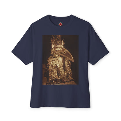 Yei Artistic Oversized Boxy Tee - Unique Graphic Tee, Statement Shirt, Casual Wear, Gift for Art Lovers, Trendy Streetwear