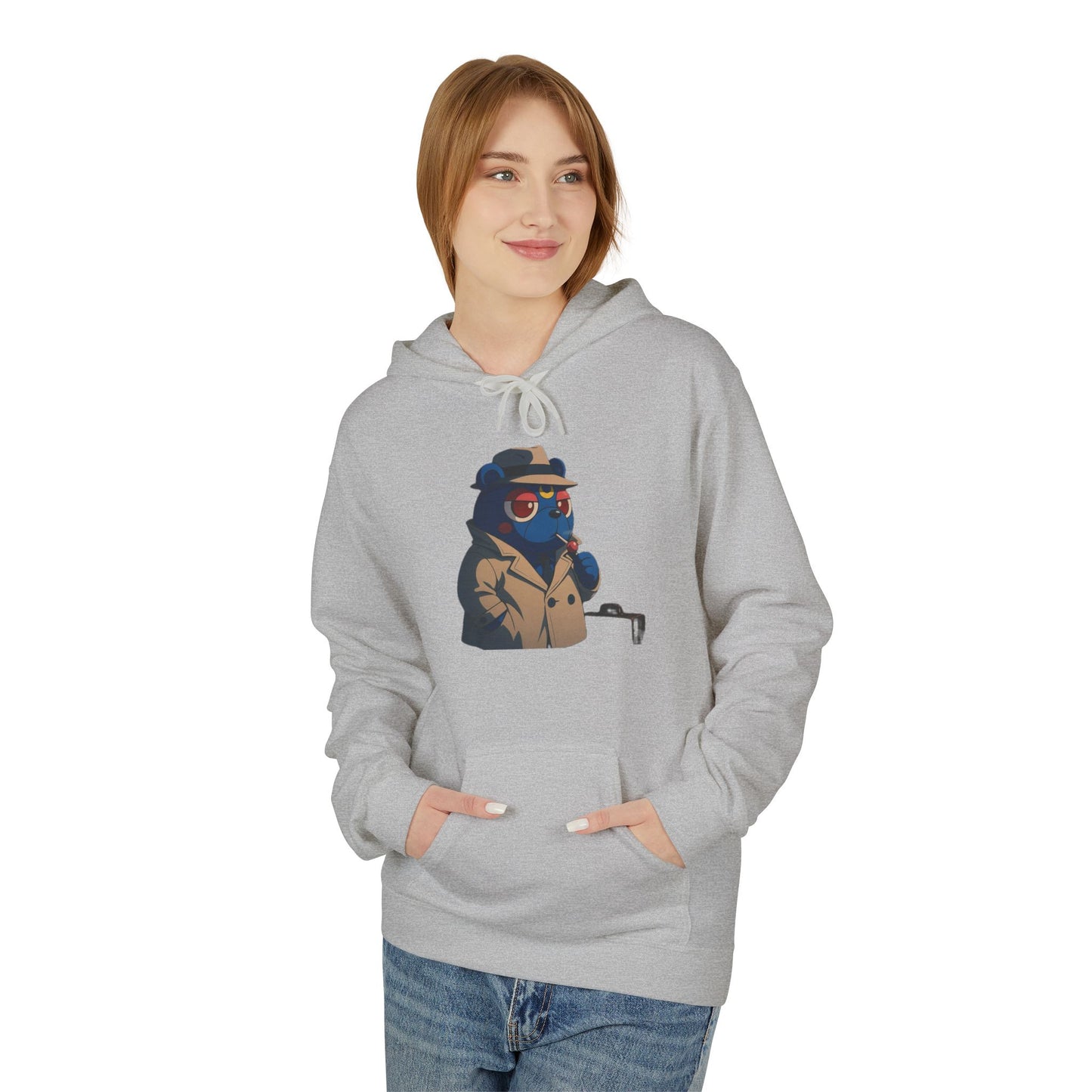 4NBT Fleece Hoodie with Fun Graphic, Cool Streetwear, Unisex Apparel, Unique Gift for Gamers, Trendy Layering Piece