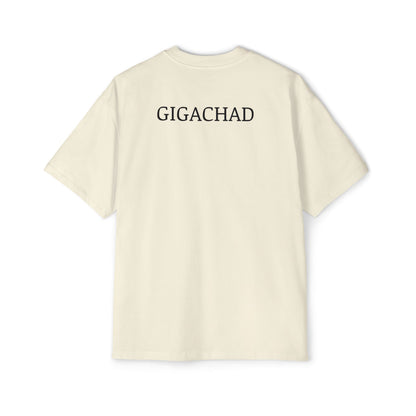 GIGA Men's Heavy Oversized Tee | Casual Streetwear Shirt, Graphic Tee, Gift for Him, Unisex Style, Trendy Apparel