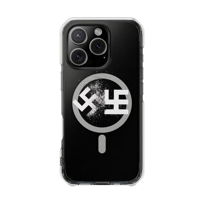 Swasticoin Magnetic Clear Phone Case, Stylish Protective Case for iPhones, Durable and Trendy Phone Cover, Perfect Gift for Tech Lovers, Modern Design