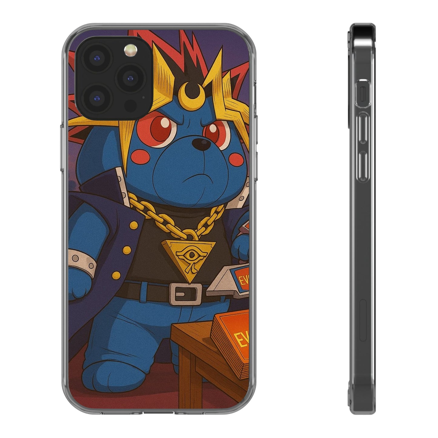 4NBT Clear Cases for Gaming Fans, Illustrated Phone Protection, Cute Anime Style, Collectible Accessories, Perfect Gift for Gamers