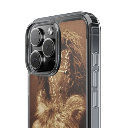 Yei Artistic Clear Phone Case for Unique Expression, Phone Accessories, Nature Lovers, Boho Style, Gift for Him/Her
