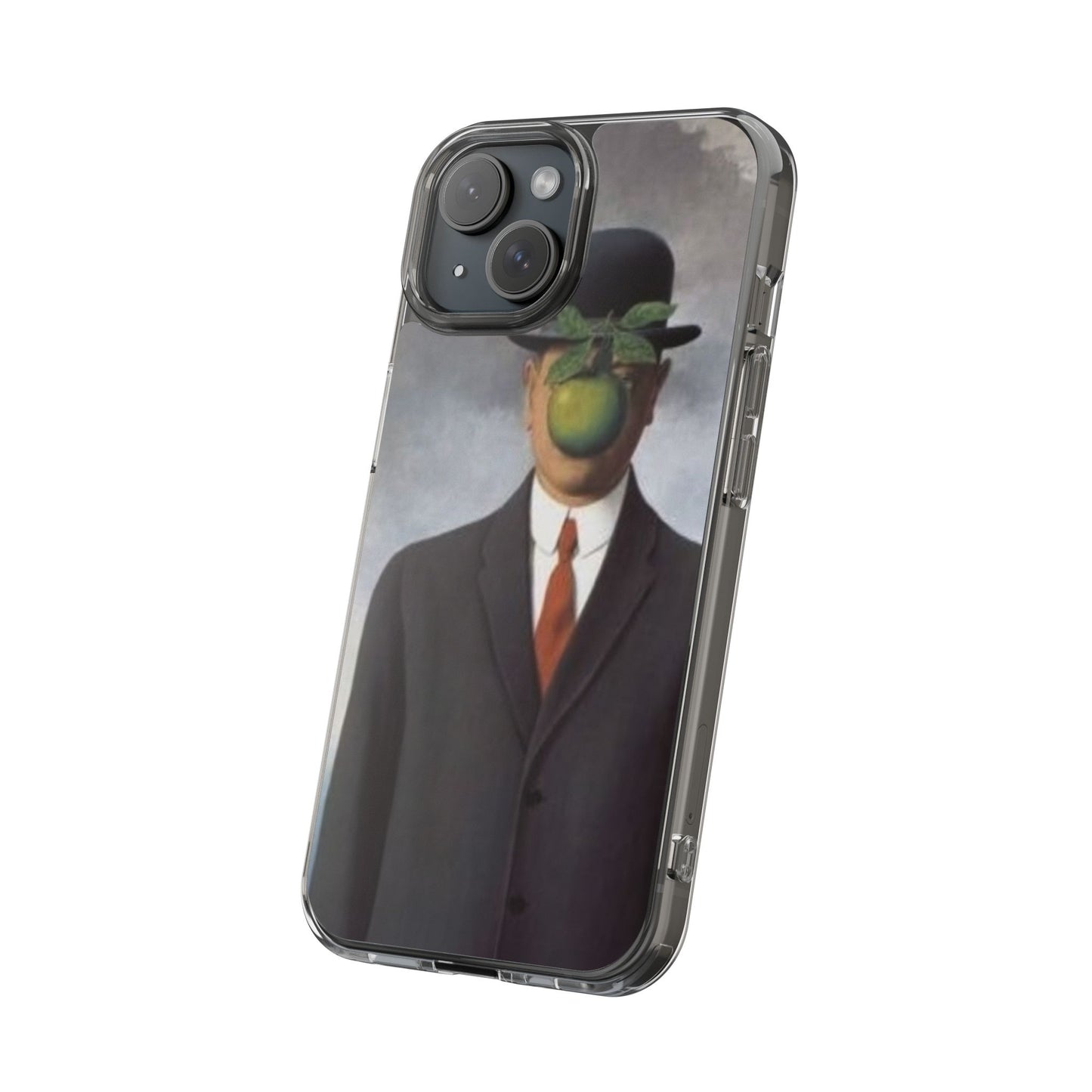 @ye Artistic Clear Phone Cases with Surrealist Design, Unique Gift for Art Lovers, Transparent Phone Protection for Every Occasion