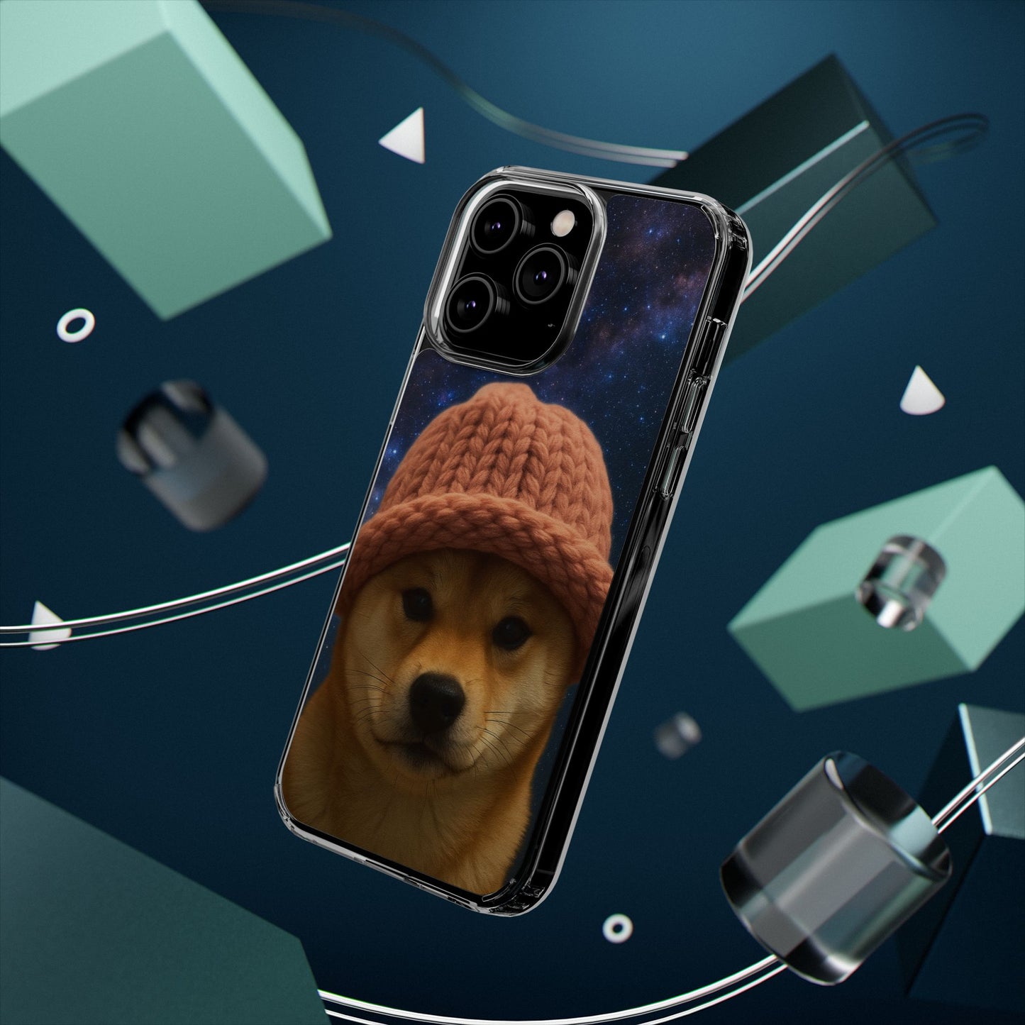 WIF Lovers Clear Phone Case, Cute Phone Cover for Animal Lovers, Pet Gift, Trendy Smartphone Accessory, Unique Dog Case