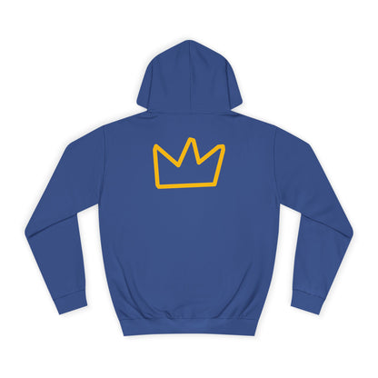 Trench Merch TM Stylish Crown Pull Over Hoodie - Perfect for Students, Campus Wear, Cozy Gifts, Unisex Sweatshirt, Trendy Apparel for Graduates