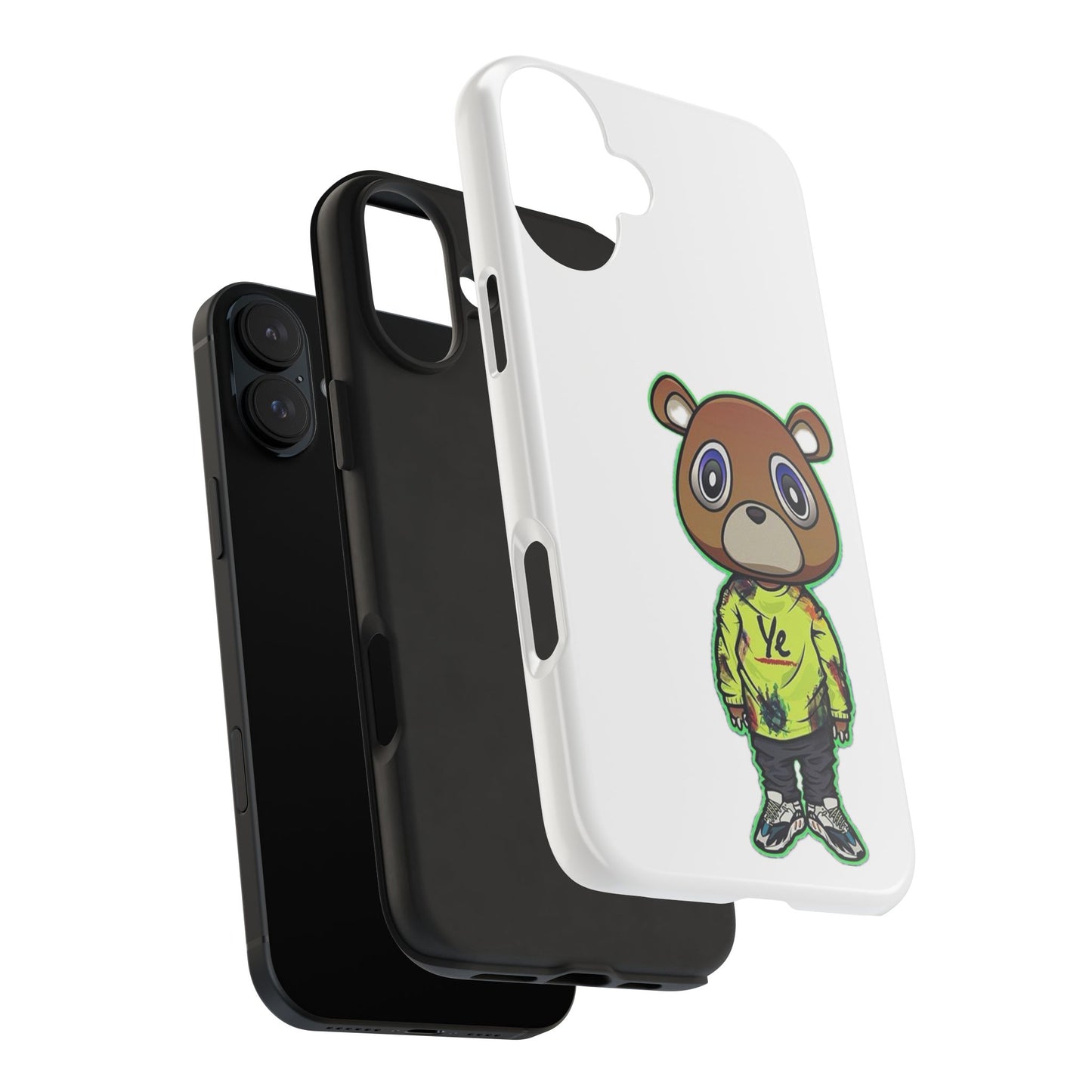 Ye Bear Tough Phone Cases with Cartoon Design - Unique Phone Cover, Durable Mobile Case, Cool Gift for Teens, Fun Accessory for Everyday Use