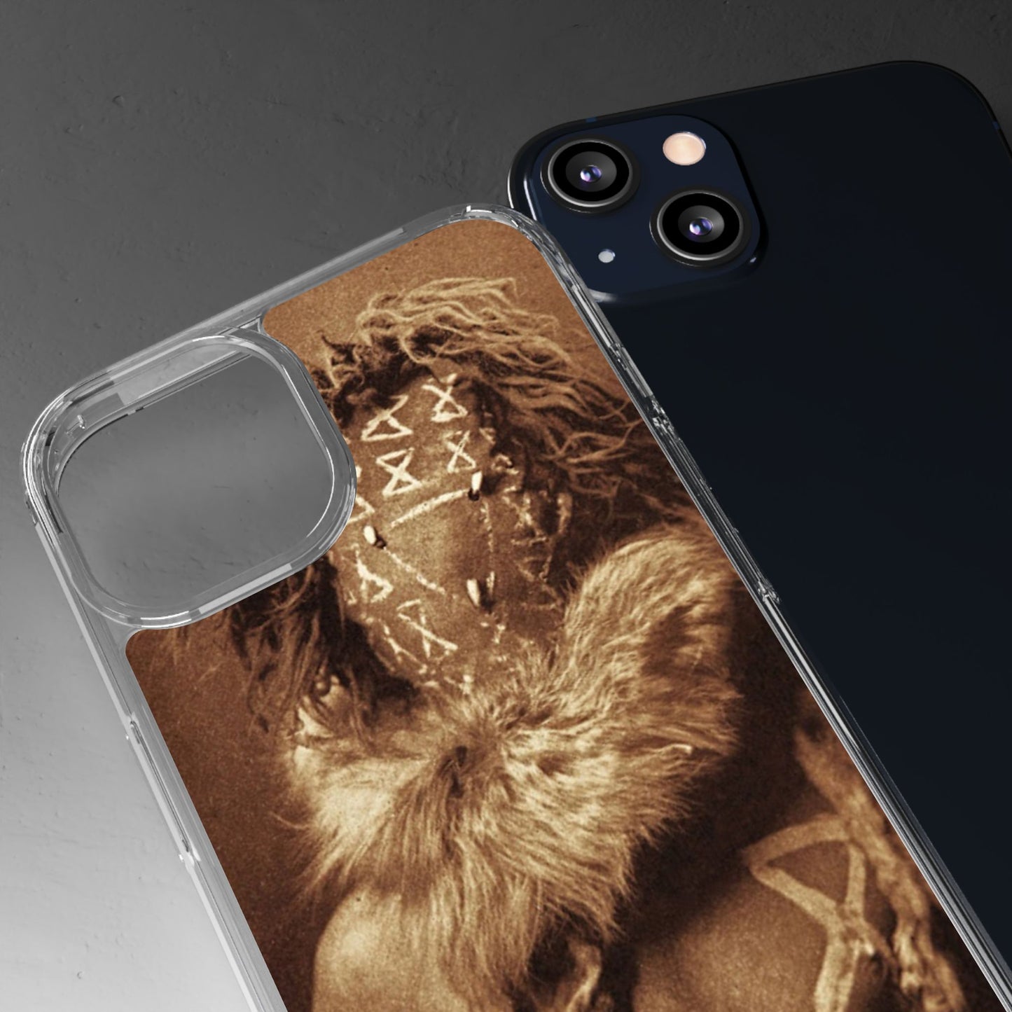 Yei Artistic Clear Phone Case for Unique Expression, Phone Accessories, Nature Lovers, Boho Style, Gift for Him/Her