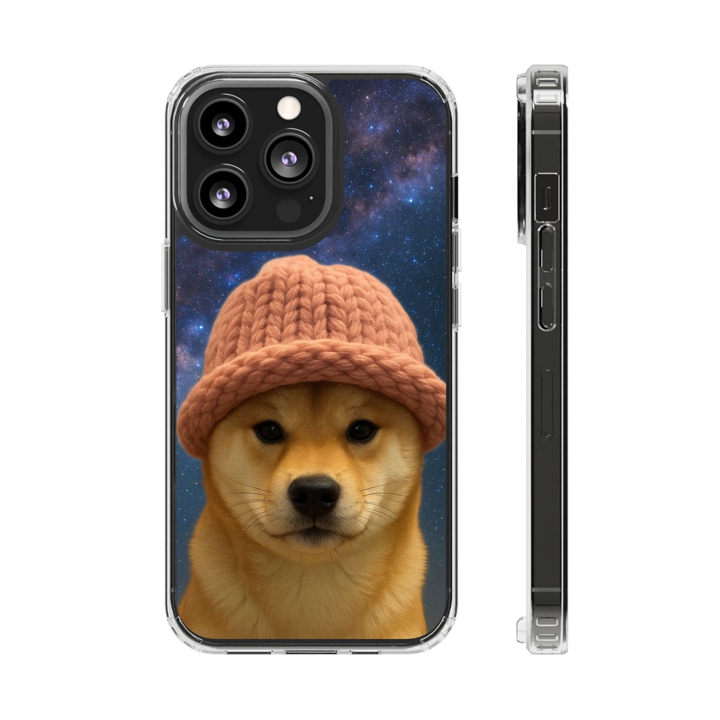 WIF Lovers Clear Phone Case, Cute Phone Cover for Animal Lovers, Pet Gift, Trendy Smartphone Accessory, Unique Dog Case