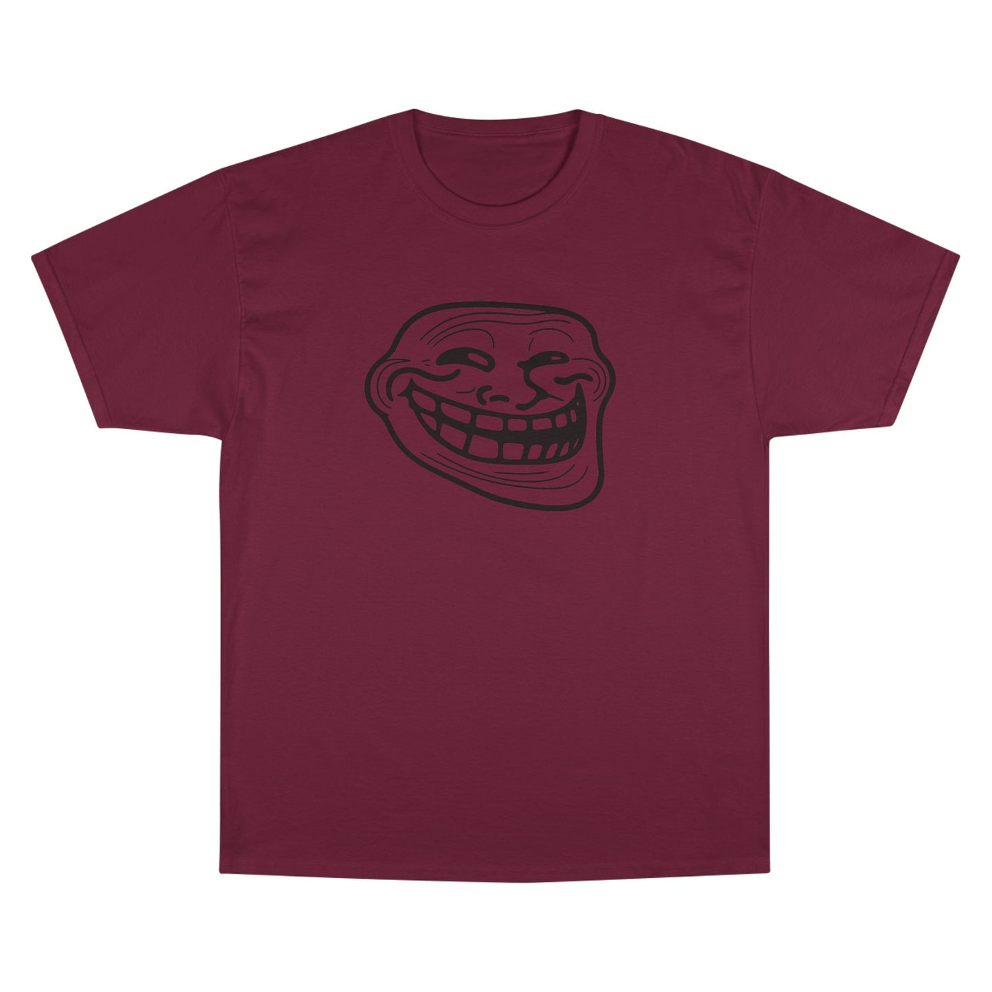 TROLL Funny Meme Champion T-Shirt, Humor Shirt, Gift for Gamers, Casual Wear, Laughing Face Tee, Perfect for Parties