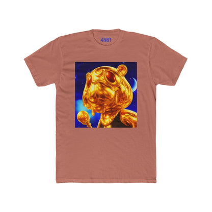4NBT Golden Bear Unisex Crew Tee, Funky Graphic T-Shirt, Casual Streetwear, Unique Gift, Art Tee for Animal Lovers