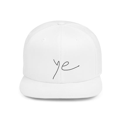 Ye 7BN Stylish Flat Bill Snapback Cap - Trendy Hat, Streetwear Essentials, Unisex Fashion, Casual Accessories, Gift Ideas