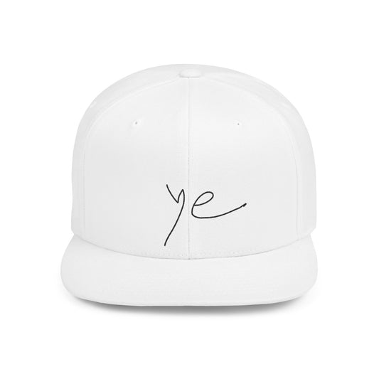 Ye 7BN Stylish Flat Bill Snapback Cap - Trendy Hat, Streetwear Essentials, Unisex Fashion, Casual Accessories, Gift Ideas