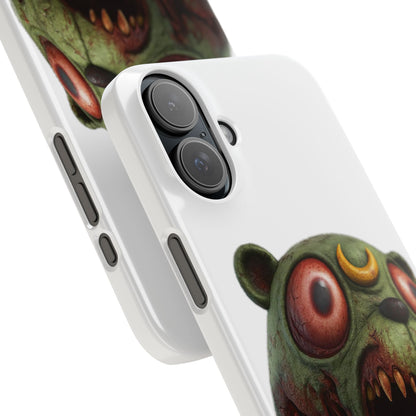 4NBT Zombie Bear Phone Case, Horror Snap Case, Cute but Spooky Accessory, Gift for Halloween, Unique Phone Cover