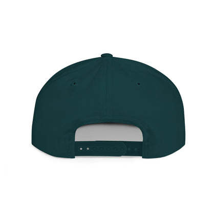 GIGA Zen Meditation Flat Bill Snapback Hat, Mindfulness Cap, Yoga Headwear, Gift for Him/Her, Casual Everyday Wear, Stylish Accessory