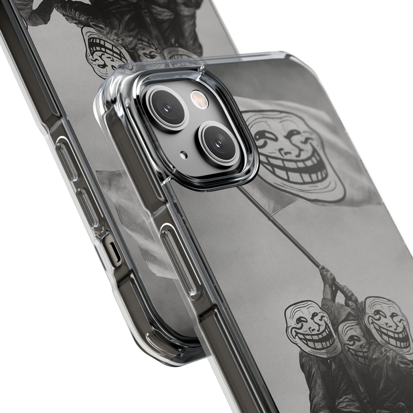 TROLL Flag Phone Case, Trendy Phone Cover, Gift for Gamers, Unique Phone Accessory, Funny Phone Protection