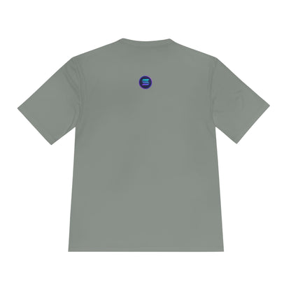 Unisex Moisture Wicking Tee featuring SOLANA & YZY designs, Perfect for Athletes, Casual Wear, Fitness Goals, Everyday Use, Sports Events