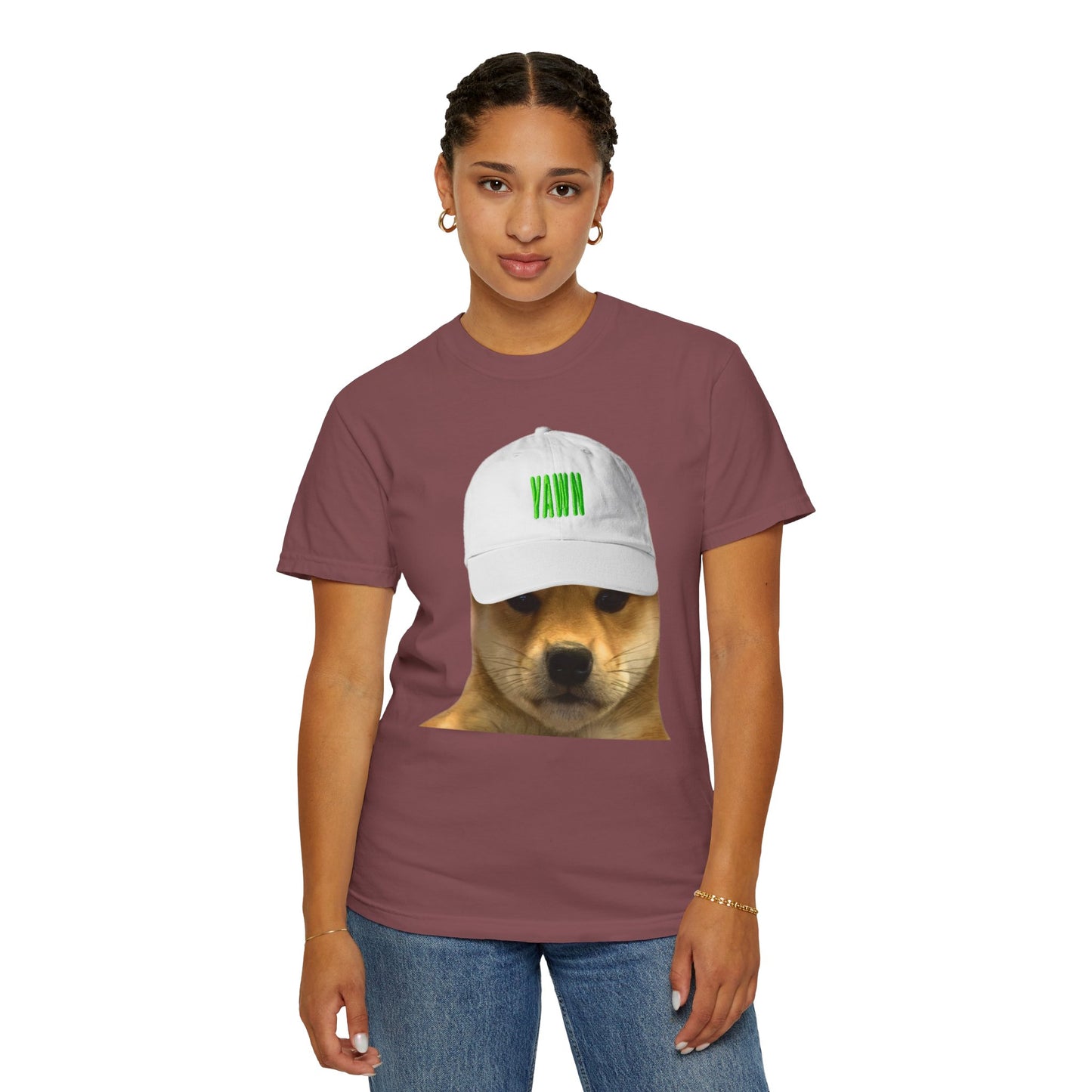 Unisex WIF Yawn T-Shirt | Funny Pet Lover Tee | Casual Wear | Gift for Dog Owners | Animal Humor Apparel | Quirky Fashion