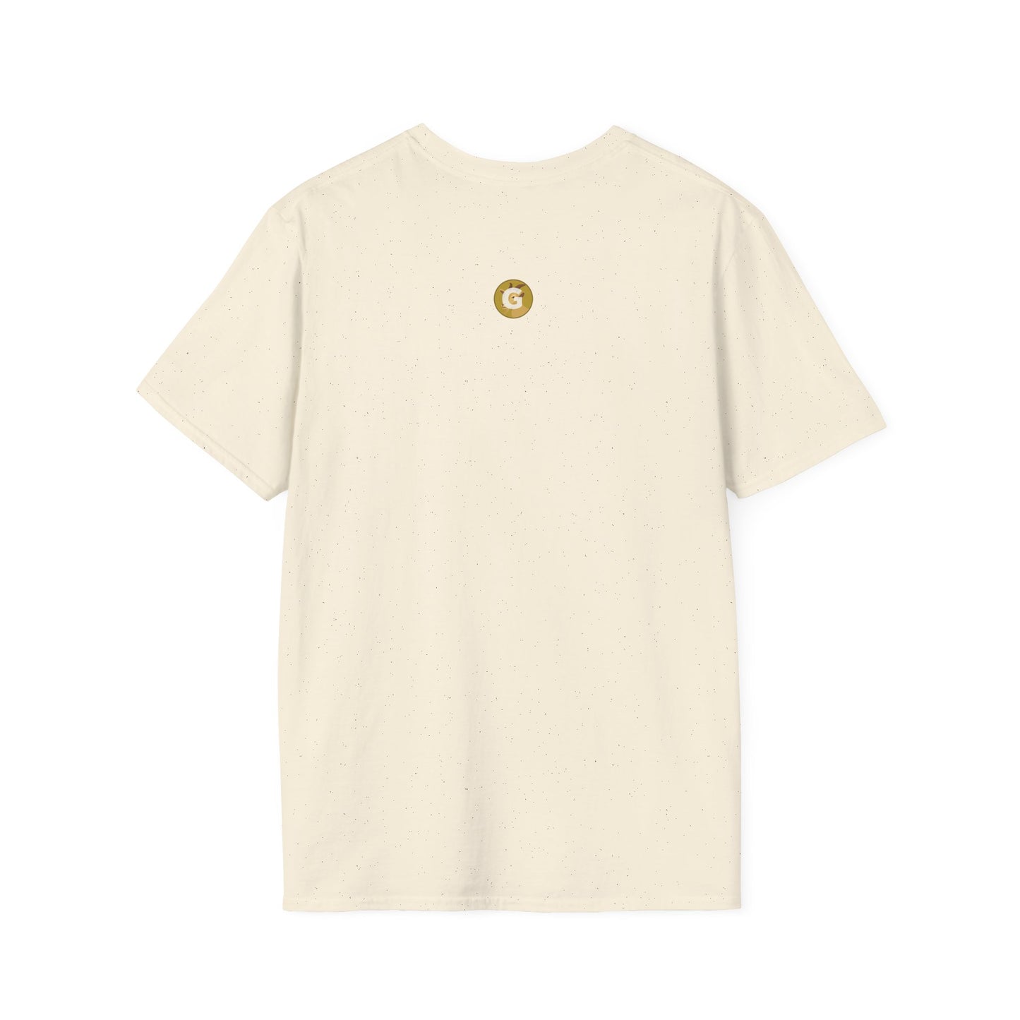 Golden Goat Unisex Softstyle T-Shirt | Cute Goat Tee for Animal Lovers, Birthday Gift, Casual Wear, Farmhouse Decor, Nature Fans