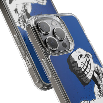 TROLL Clear Cases with Bold Graphic Design, Awesome Phone Accessories, Unique Gifts, Cartoon Phone Covers, Trendy Tech Gear