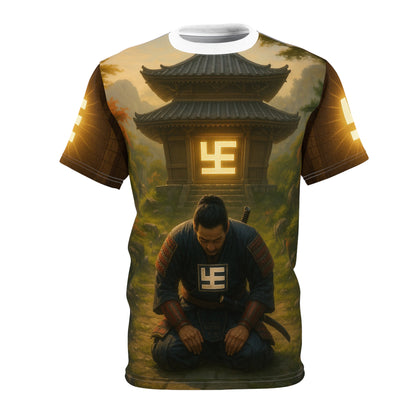 9gy YZY Swaticoin Samurai Aesthetic Unisex Tee, Unique Graphic Shirt, Japanese Culture Apparel, Statement Fashion, Gift for Anime Lovers