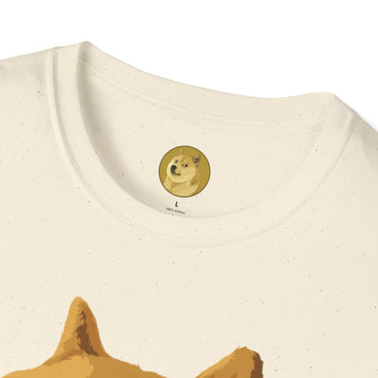Doge Lover Unisex T-Shirt, Funny Pet Tee, Cute Graphic Tee, Casual Wear, Gift for Dog Owners, Birthday Gift, Relaxed Fit