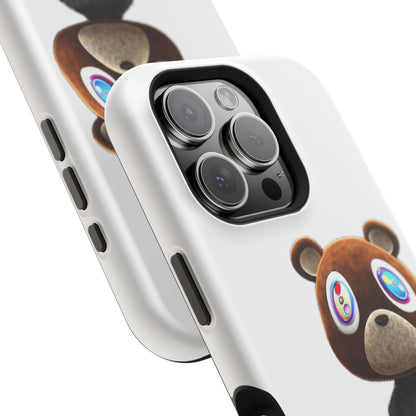Ye Bear Character Magnetic Phone Cases, Fun Gift, Unique Phone Accessory, Trendy Tech, Personalized Style, Everyday Use