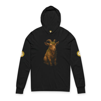Whimsical Goat Hoodie / Casual Unisex Long Sleeve Tee for Animal Lovers, Cozy Gift for Birthdays, Holidays, Nature Enthusiasts, [...]