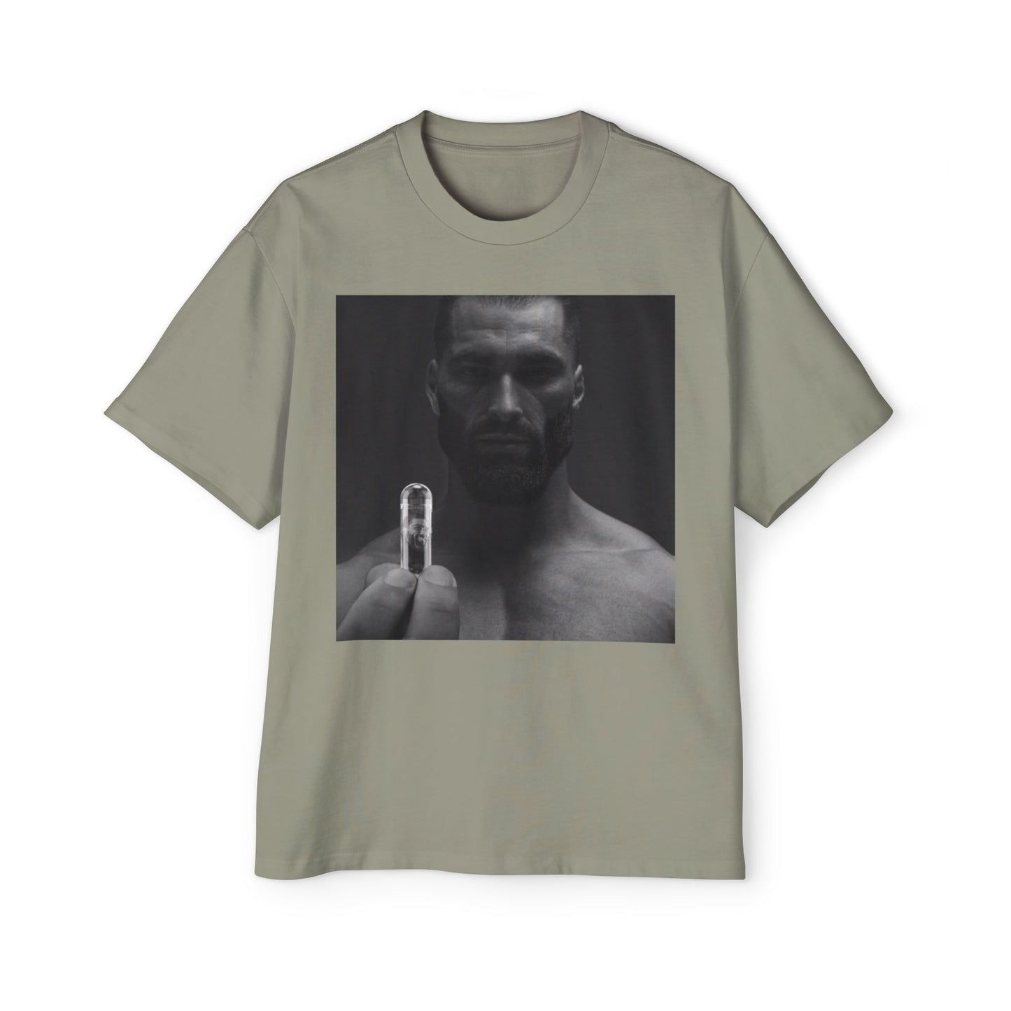 GIGA Men's Oversized Graphic Tee - Streetwear Staple, Gigachad Design, Casual Comfort, Perfect Gift for Him, Ideal for Music Festivals, [...]