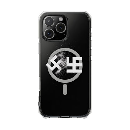 Swasticoin Magnetic Clear Phone Case, Stylish Protective Case for iPhones, Durable and Trendy Phone Cover, Perfect Gift for Tech Lovers, Modern Design