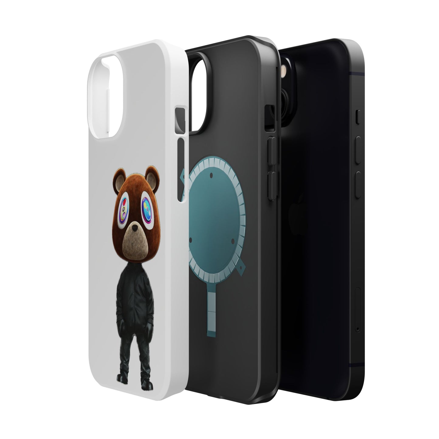 Ye Bear Character Magnetic Phone Cases, Fun Gift, Unique Phone Accessory, Trendy Tech, Personalized Style, Everyday Use
