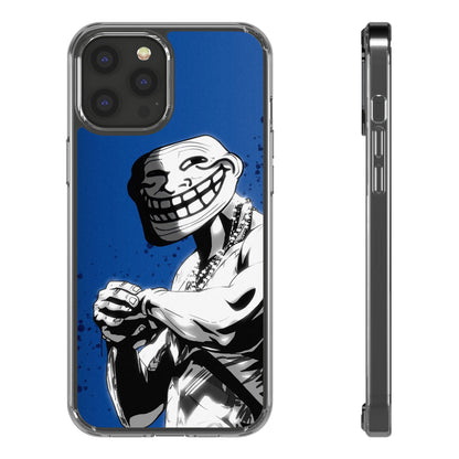 TROLL Clear Cases with Bold Graphic Design, Awesome Phone Accessories, Unique Gifts, Cartoon Phone Covers, Trendy Tech Gear
