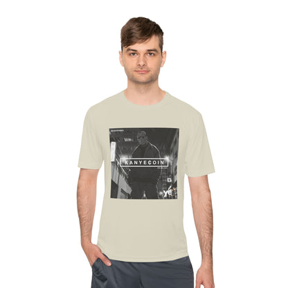 KANYECOIN Unisex Moisture Wicking Tee, Cool Graphic Tee, Music Lover Gift, Urban Style Shirt, Sportswear, Trendy Tee for Fans